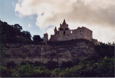 Blick auf die Rudelsburg